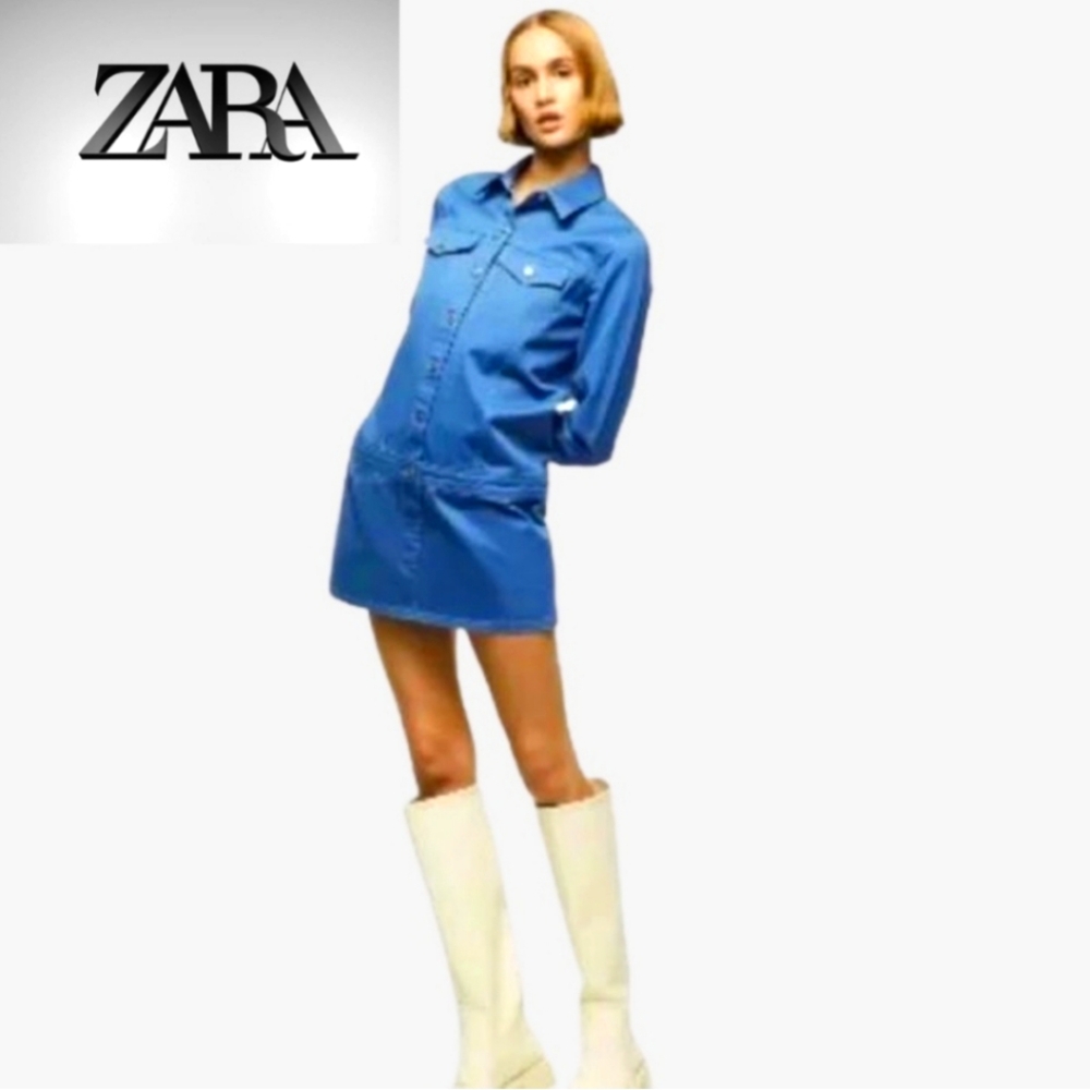 ZARA Denim Dress ~ NWOT